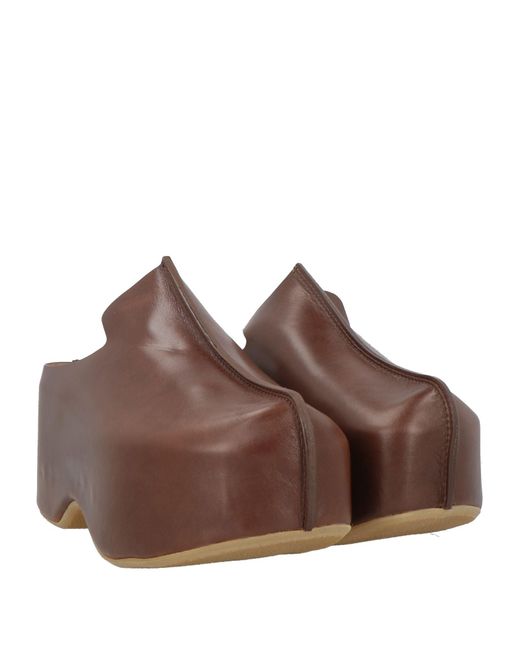 J.W. Anderson Brown Mules & Clogs