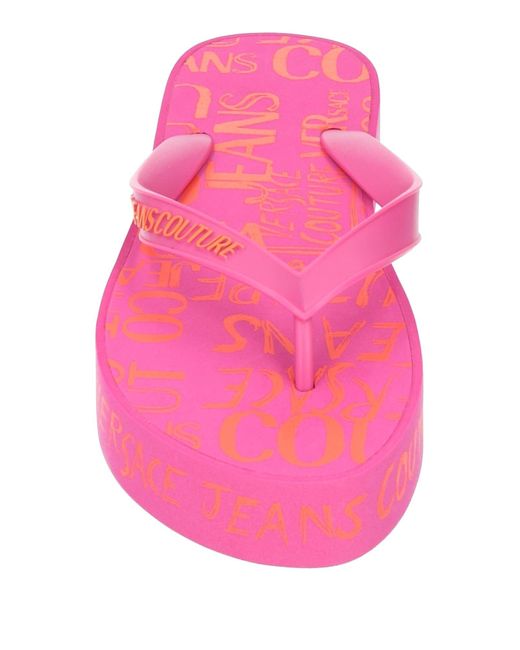 Versace Pink Thong Sandal