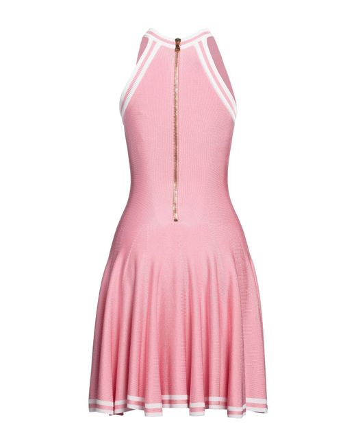Balmain Pink Mini Dress