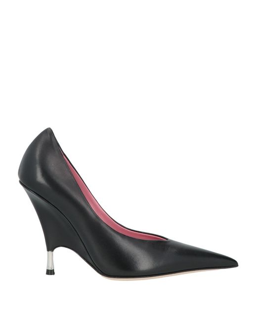 Blumarine Black Pumps Leather