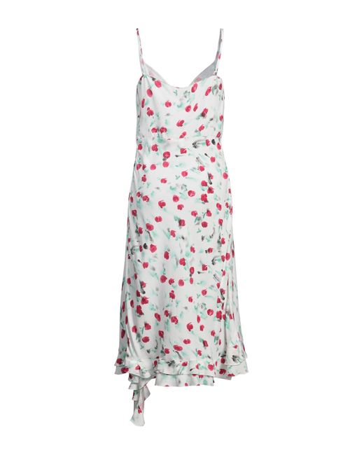 Marni White Midi-Kleid