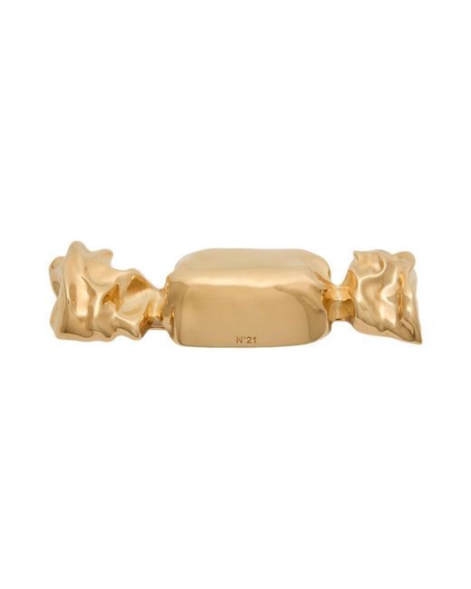 N°21 Natural Brooch Brass