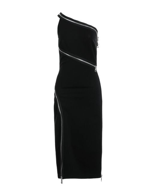Dolce & Gabbana Black Midi Dress