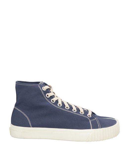 Maison Margiela Blue Sneakers Textile Fibers