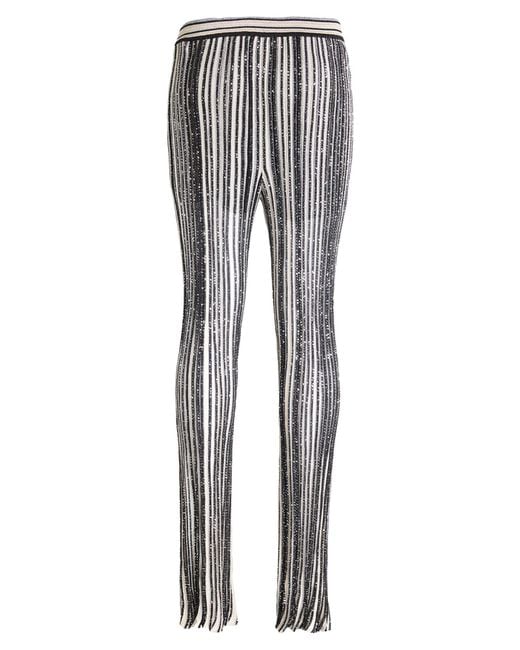 Missoni Gray Pants Viscose, Polyester, Cupro, Polyamide