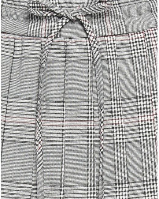 Semicouture Gray Midi Skirt
