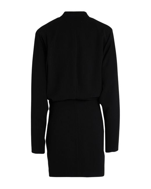 Isabel Marant Black Mini Dress Acetate, Polyester