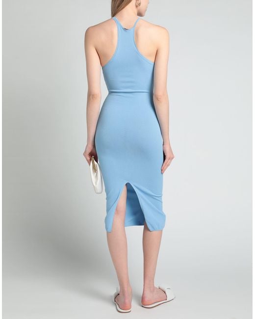 Fendi Blue Midi-Kleid