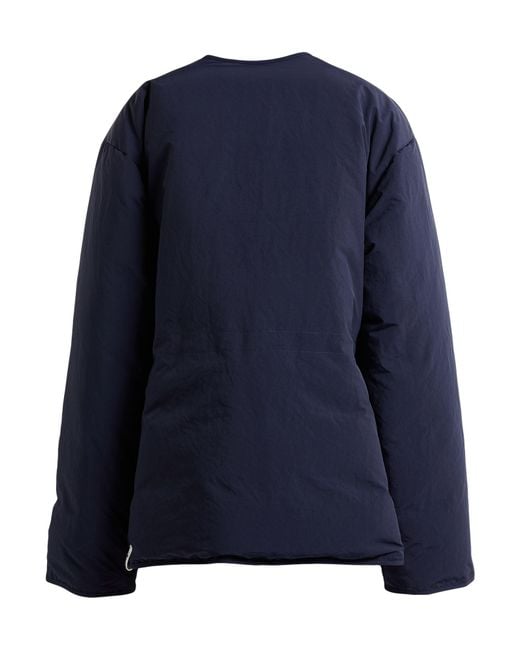 Jil Sander Blue Puffer Polyester