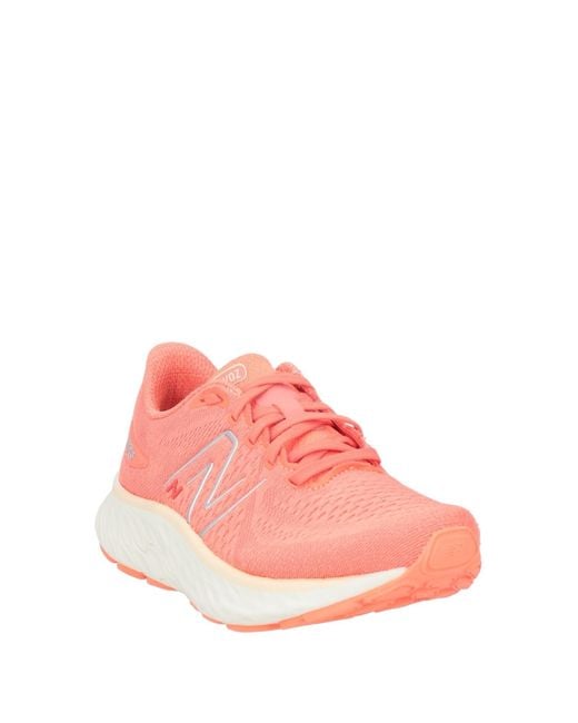 New Balance Pink Sneakers Textile Fibers