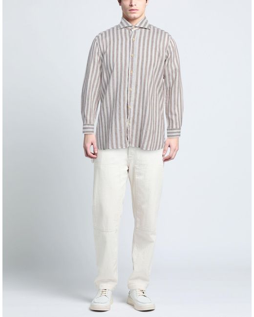 Sonrisa White Shirt Linen for men