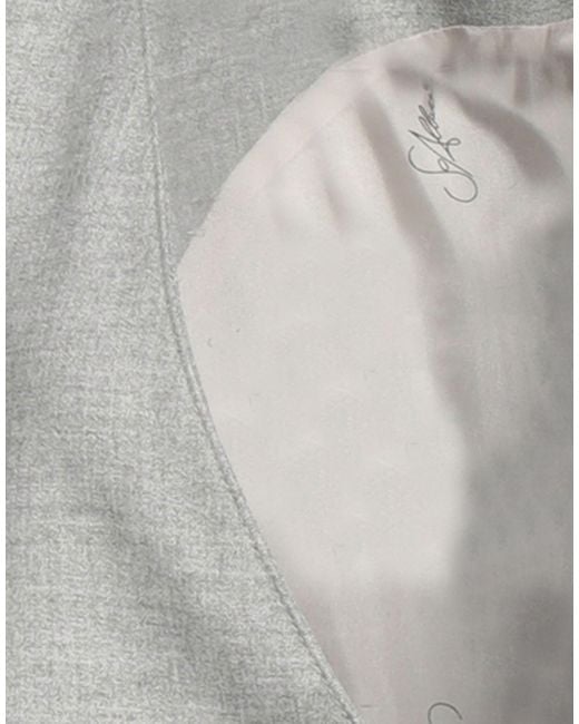 Soallure Gray Tailored Vest Viscose, Polyester, Elastane
