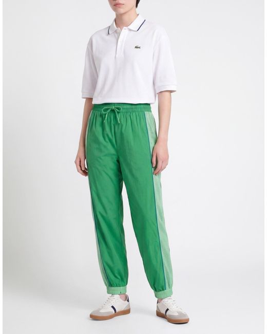 Lacoste Green Pants Polyamide