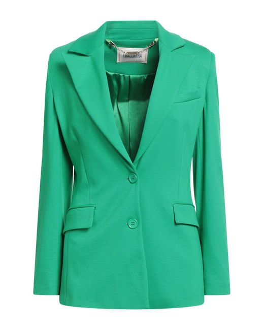 Fracomina Green Collection Blazer Viscose, Polyamide, Elastane, Polyester