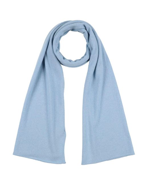 Fedeli Blue Scarf Cashmere
