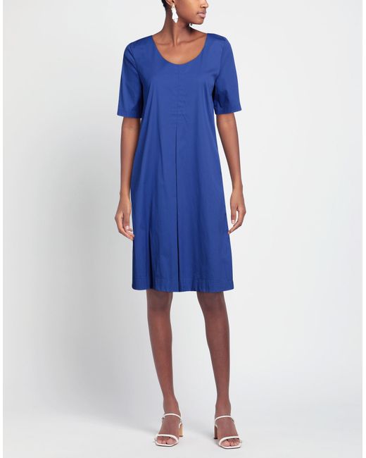 Gran Sasso Blue Midi Dress