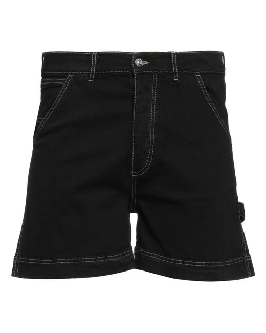 Nine:inthe:morning Black Denim Shorts for men