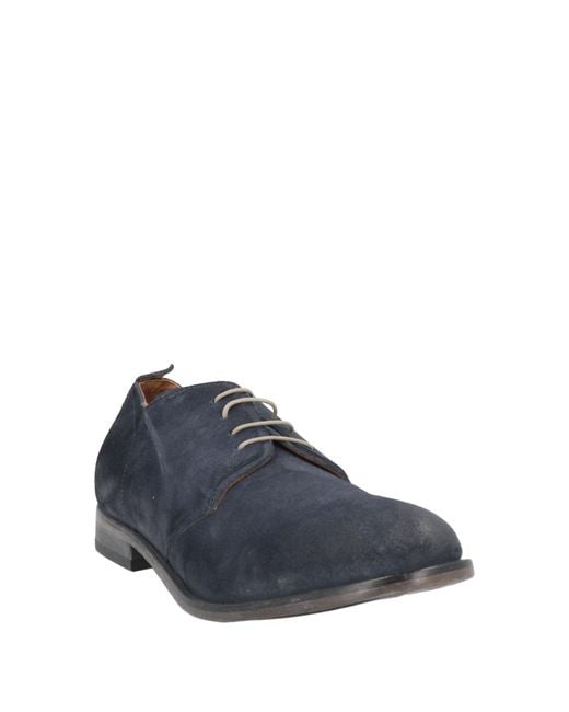 Moma Blue Lace-Up Shoes for men