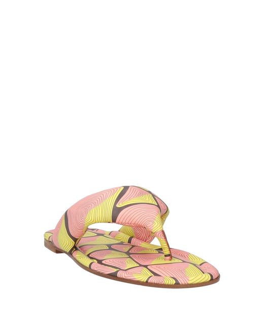 Emilio Pucci Pink Thong Sandal