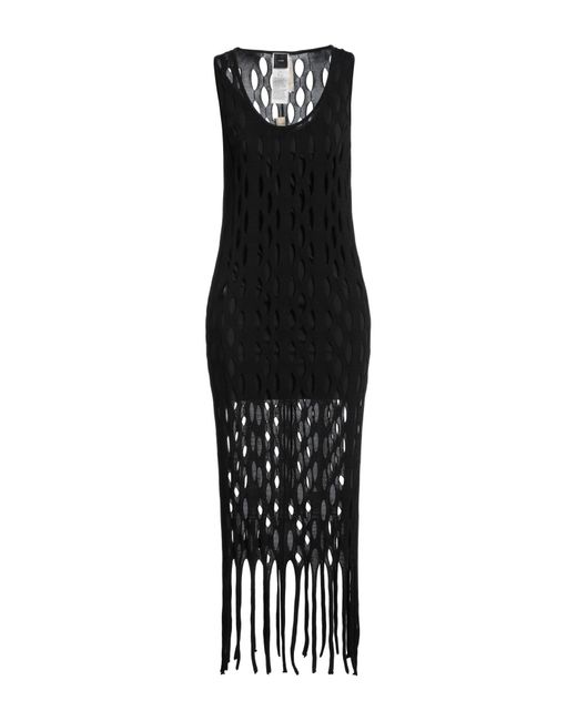 Pinko Black Midi-Kleid