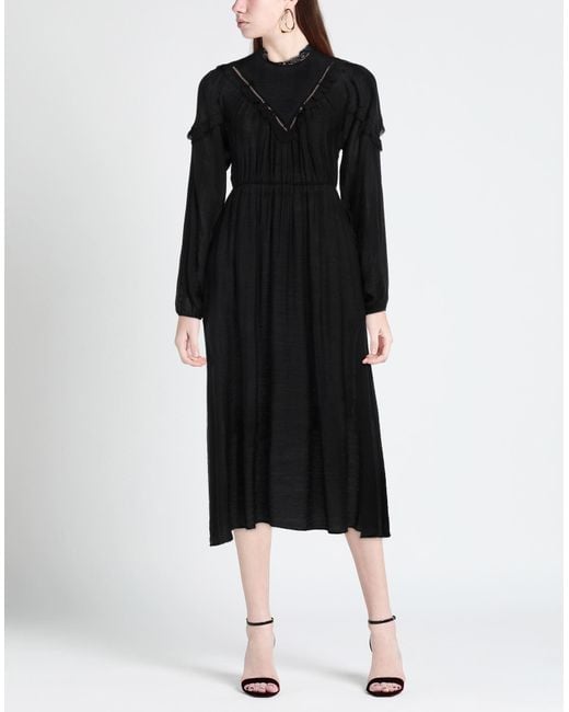 Designers Remix Black Midi Dress