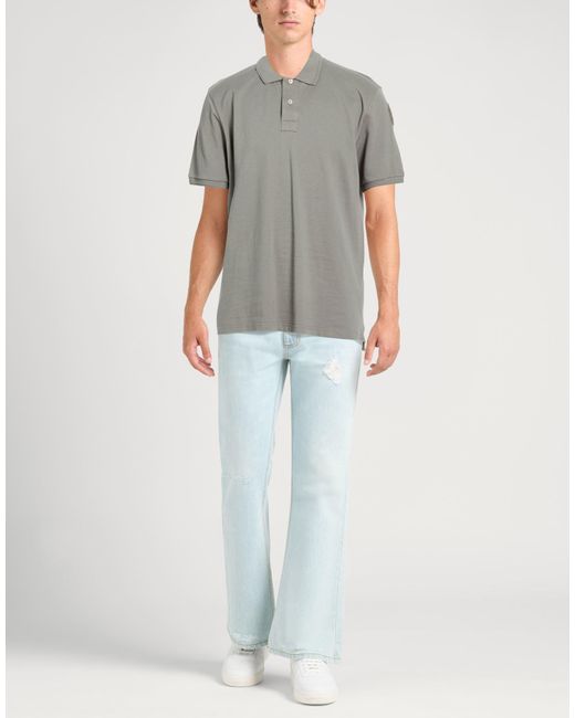 Parajumpers Gray Polo Shirt for men