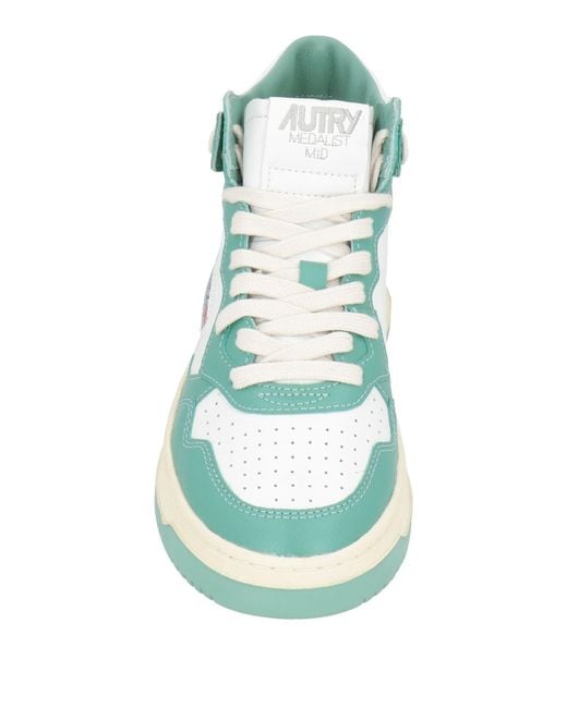 Autry Green Sneakers Leather