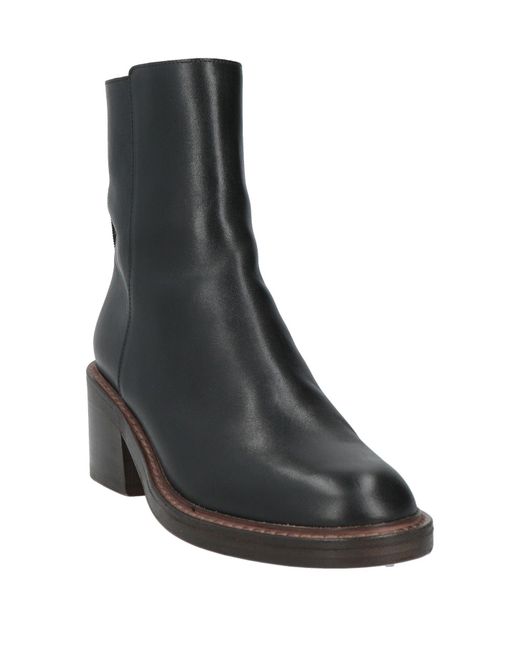 Brunello Cucinelli Black Ankle Boots Leather