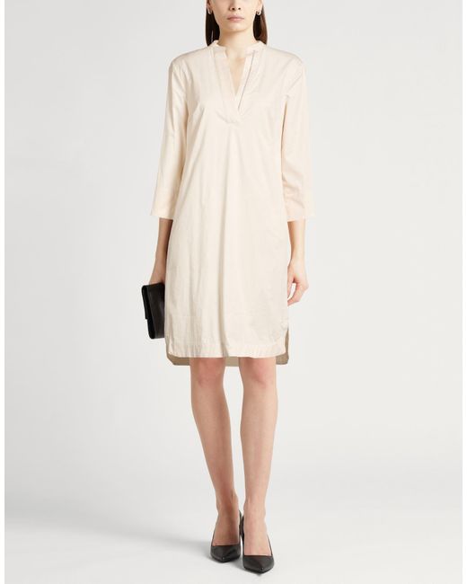 Peserico White Midi Dresses
