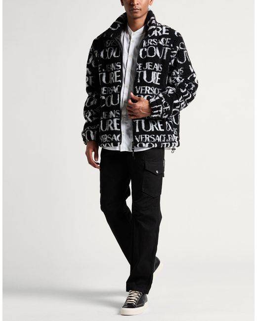 Versace Jeans Couture Black Shearling & Teddy for men