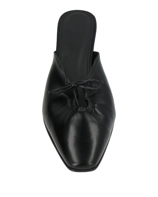 Alohas Black Mules & Clogs Leather
