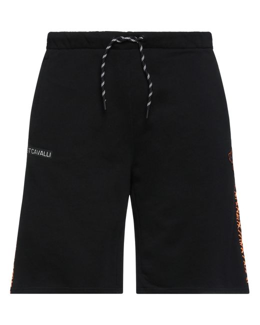 Just Cavalli Black Shorts & Bermuda Shorts for men