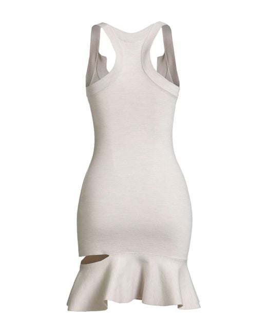 Burberry White Mini-Kleid
