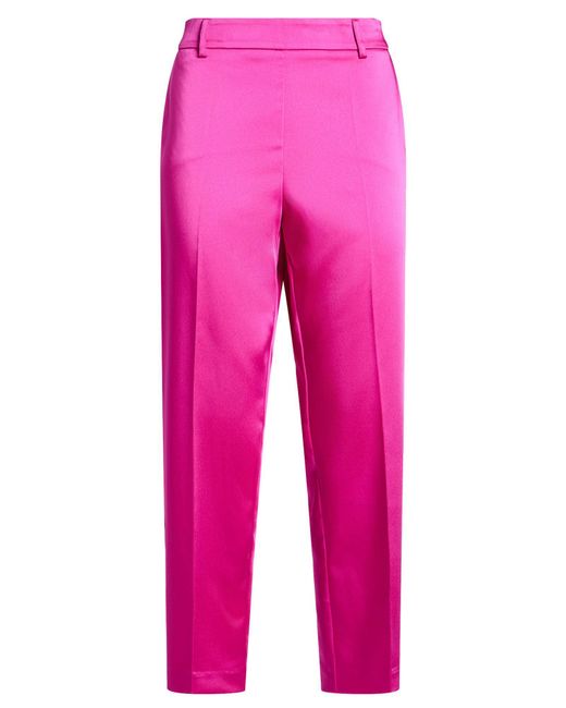 W Les Femmes By Babylon Pink Pants Polyamide