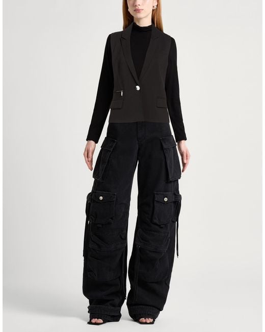 ARMANI EXCHANGE Black Tailored Vests