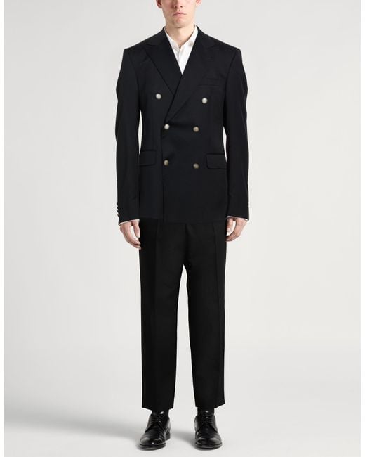 Paul & Shark Black Midnight Blazer Virgin Wool for men