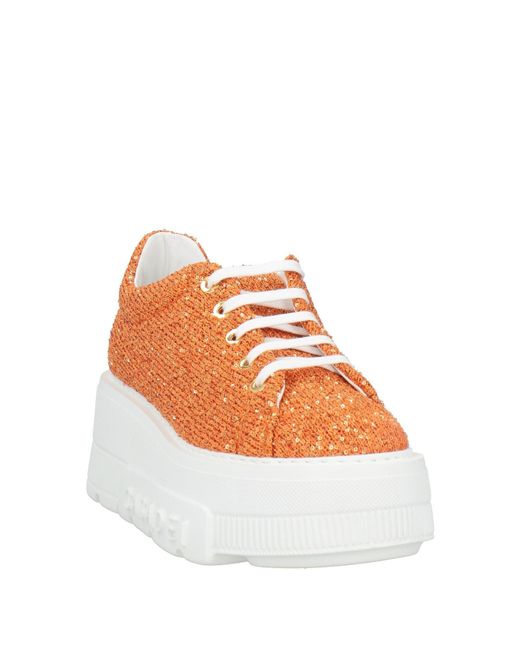 Casadei Orange Trainers