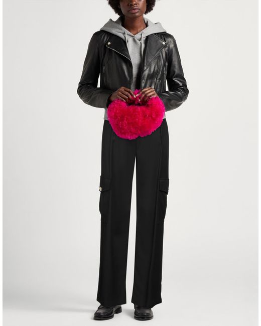 Cristinaeffe Black Pants Polyester, Viscose, Elastane