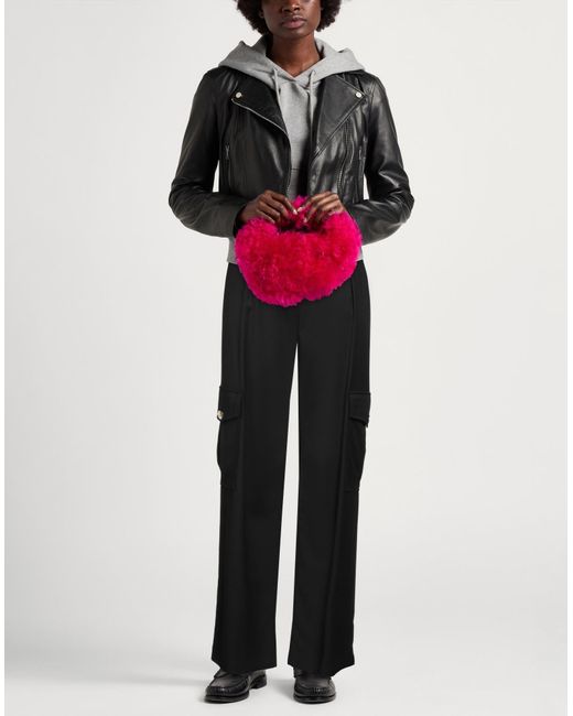 Cristinaeffe Black Pants Polyester, Viscose, Elastane