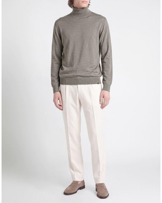 Paul & Shark Gray Turtleneck Virgin Wool, Silk for men