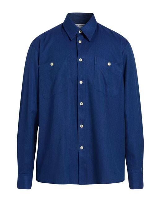 Pierre Cardin Blue Shirt Cotton for men