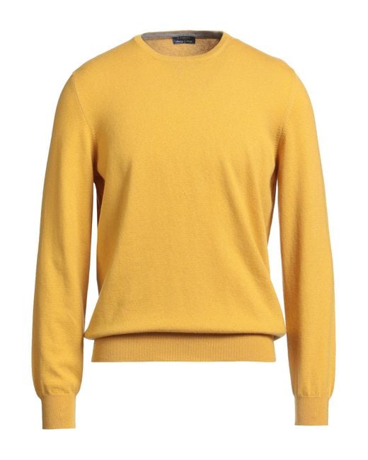 Barba Napoli Yellow Jumper for men