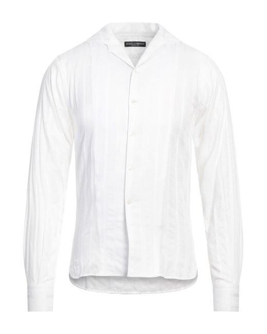 Camicia di Dolce & Gabbana in White da Uomo