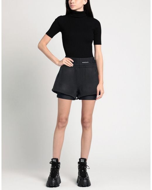 Alexander Wang Black Shorts & Bermuda Shorts