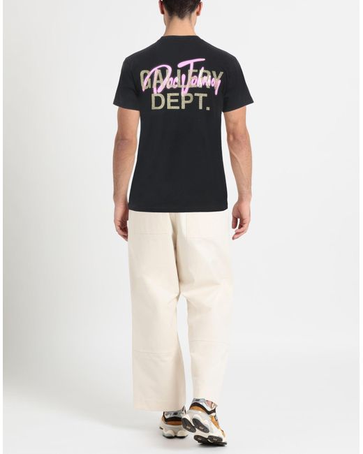 GALLERY DEPT. Black T-shirt for men