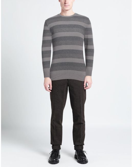 Cashmere Company Gray Cocoa Sweater Wool, Cashmere for men