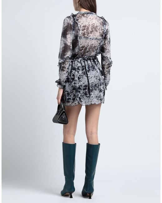 MSGM Gray Mini Dress