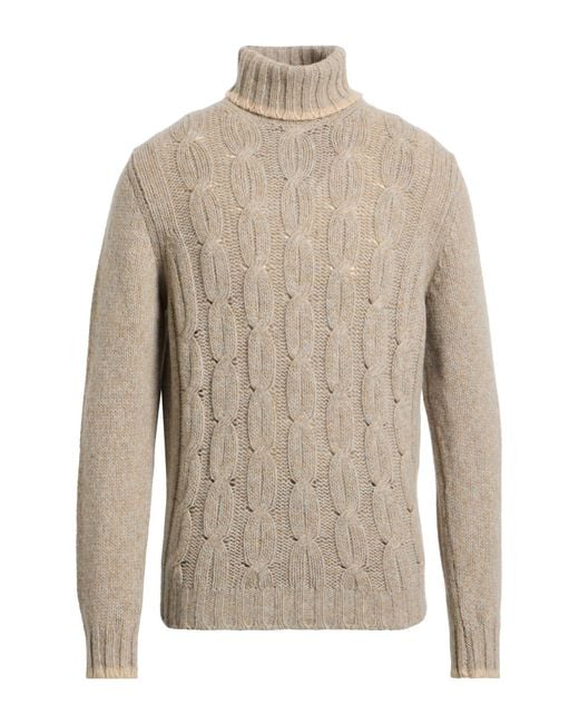 Fedeli Rollkragenpullover in White für Herren