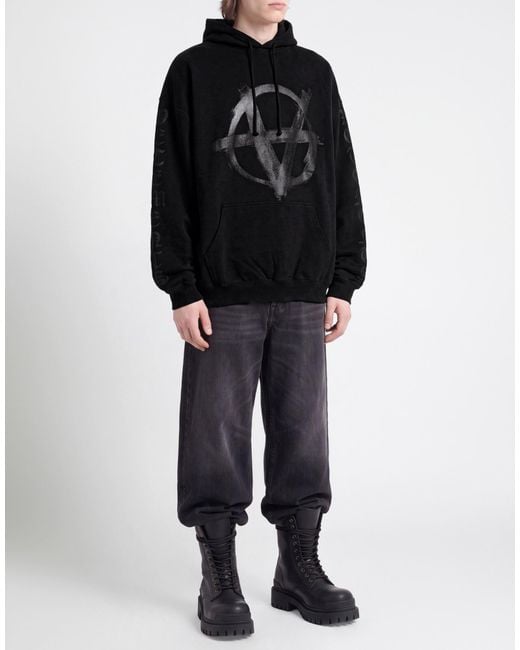 Vetements Blue Sweatshirt Cotton for men