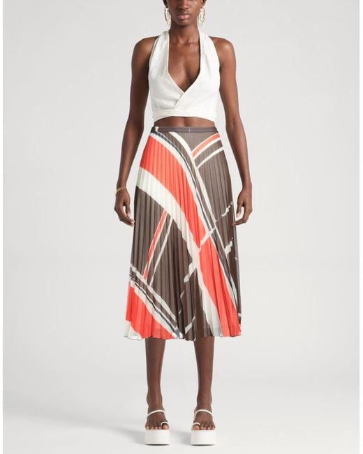 Boss Red Midi Skirt Polyester